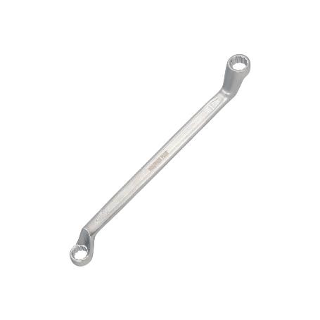 LLAVE ESTRELLA ACODADA PLUS ACERO CROMO VANADIO 10X11 DIN 838. LLAVE DOBLE BOCA ACODADA, LLAVE FIJA ESTRELLA ACODAD