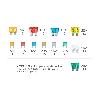 KIT DE FUSIBLES DE COCHE, 150 PCS, EXTRACTOR DE FUSIBLES PARA COCHE, CARAVANAS, FURGONETA, MOTO, BARCOS (5A 10A 15A