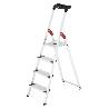 HAILO-5_8814-011-ESCALERA TIJERA ALUMINIO PELDAÑO ANCHO XXL EASYCLIX (4 PELDAÑOS) R