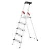 HAILO-5_8815-011-ESCALERA TIJERA ALUMINIO PELDAÑO ANCHO XXL EASYCLIX (5 PELDAÑOS) R