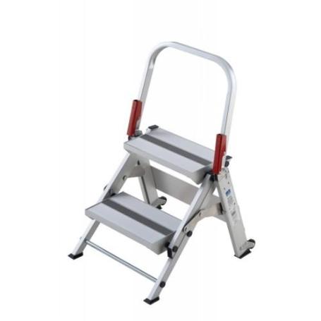 GIERRE-BP200-TABURETE PROFESIONAL ALUMINIO (2 PELDAÑOS)