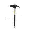 MARTILLO UÑA MANGO FIBRA VIDRIO MANGO FIBRA VIDRIO CON EMPUÑADURA ANTIDESLIZANTE. 600 GRAMOS 33 CM.