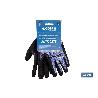 GUANTE ANTICORTE HPPE IMPREGNADO DE NITRILO SANDY COAT TALLA 7   CAJA 12 UNID.