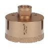 CORONA DIAMANTE PARA AMOLADORA Ø 75 MM. CONEXIÓN ROSCA M14. CORTE SECO