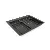 EMUCA BASE PARA CONTENEDORES DE CAJÓN COCINA RECYCLE, 2 HUECOS, MÓDULO 700MM, PLÁSTICO GRIS ANTRACITA