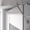 KIT COMPÁS KRABY ASCENDENTE CON FRICCIÓN - L244 Y L355 PARA PUERTAS ABATIBLES ASCENDENTES FUERZA 45N LARGO KRABY 24