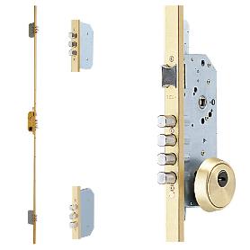 CERRADURA SEGURIDAD BULONES TESA 3 PUNTOS T2B3566LE CERRADERO 40MM, DORADA, ESC/ABIERTO