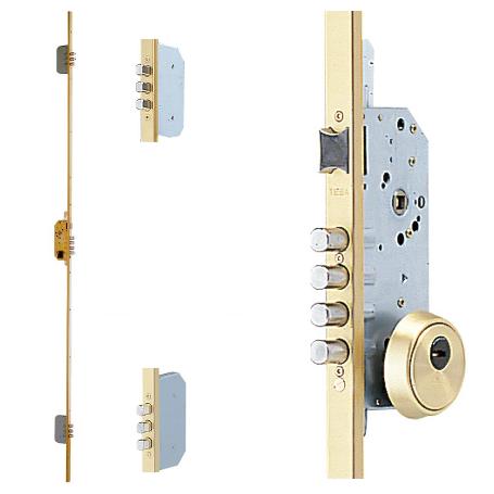 CERRADURA SEGURIDAD BULONES TESA 3 PUNTOS T2B3566LE CERRADERO 40MM, DORADA, ESC/ABIERTO
