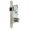 CERRADURA PARA PUERTAS DE MADERA 2010P, CILINDRO TE5 EUROPERFIL, ENTRADA DE 40MM, FRENTE REDONDEADO, ACABADO HIERRO