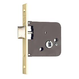 PICAPORTE DE EMBUTIR REVERSIBLE 650, ENTRADA DE 45MM, CAJA DE 70MM, ACABADO HIERRO LATONADO