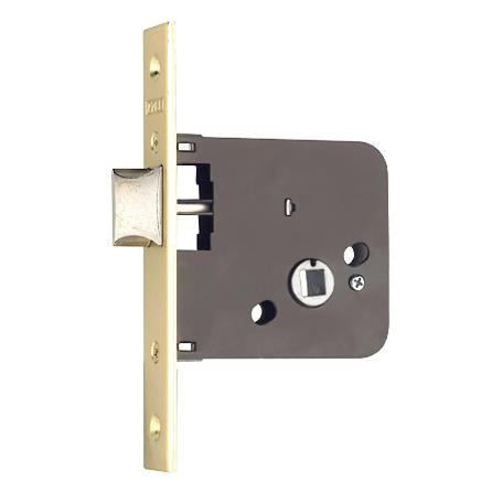 PICAPORTE DE EMBUTIR REVERSIBLE 650, ENTRADA DE 45MM, CAJA DE 70MM, ACABADO HIERRO LATONADO