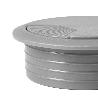 PASACABLE REDONDO Ø60 H20 RAL9006