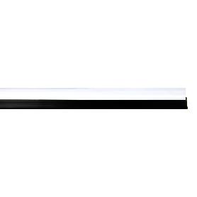 BURLETE PUERTA PVC BLANCO CON GOMA 1 METRO