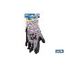 GUANTE ANTICORTE HPPE IMPREGNADO DE LATEX RUGOSO TALLA 8   CAJA 12 UNID.