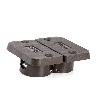 BISAGRA INVISIBLE KIRMA MARRÓN, NEGRO, GRIS PARA MESA PLEGABLE ACABADO NEGRO
