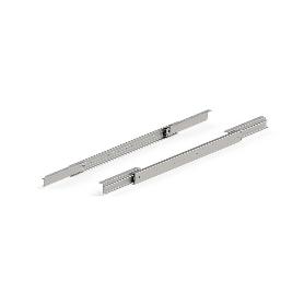 GUIA MESA EXTENSIBLE BASIC H37 L800 BIDI  SIN FRENO 1 TABLERO X 600MM. CARGA 60KG.