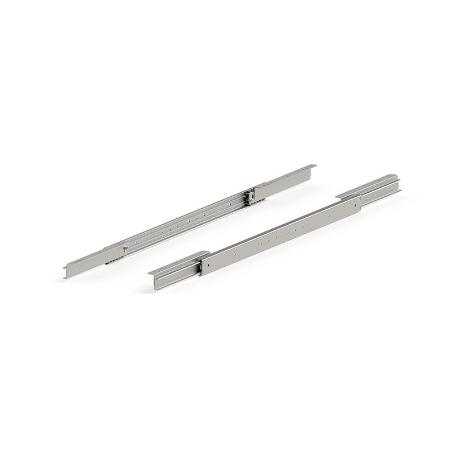 GUIA MESA EXTENSIBLE BASIC H37 L800 BIDI  SIN FRENO 1 TABLERO X 600MM. CARGA 60KG.