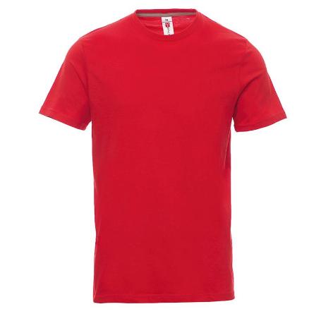 CAMISETA ALGODON CUELLO REDONDO VARIOS COLORES TALLA S-XXL COLOR ROPA COLOR ROJO TALLA XL