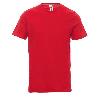 CAMISETA ALGODON CUELLO REDONDO VARIOS COLORES TALLA S-XXL COLOR ROPA COLOR ROJO TALLA XL