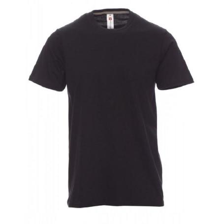 CAMISETA ALGODON CUELLO REDONDO VARIOS COLORES TALLA S-XXL COLOR ROPA COLOR NEGRO TALLA S