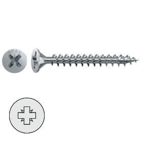 TORNILLO ROSCA MADERA CABEZA PLANA POZIDRIV SPAX WIROX A3J LARGO 80MM DIÁMETRO 4.5MM (CAJA 200)