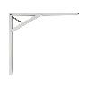 ESCUADRA ABATIBLE LIGERA 500MM BLANCA