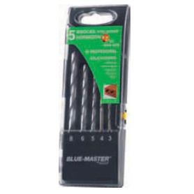 ESTUCHE BROCAS WIDIA PROFESIONAL 5P 3-8MM. 3-4-5-6-8MM