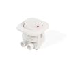 INTERRUPTOR UNIPOLAR DYAL BLANCO P/EMBUT  ON/OFF. FIJACION TORNILLO.
