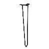 PATA METÁLICA VARNIA XL EN VARILLA DE ACERO - ACABADO NEGRO MATE H720 MM