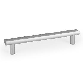 TIRADOR MOON ALUMINIO C160 / C320 ACABADO EFECTO INOX DIST. AGUJERO DIST. 160MM.