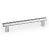 TIRADOR MOON ALUMINIO C160 / C320 ACABADO EFECTO INOX DIST. AGUJERO DIST. 160MM.