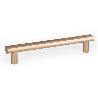 TIRADOR MOON ALUMINIO C160 / C320 ACABADO EFECTO INOX DIST. AGUJERO DIST. 160MM.