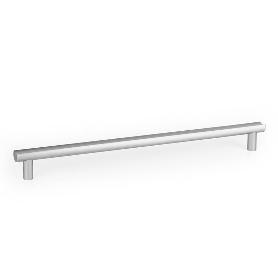 TIRADOR MOON ALUMINIO C160 / C320 ACABADO EFECTO INOX DIST. AGUJERO DIST. 320MM.