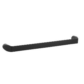 TIRADOR ZAMAK ALAN ACABADOS NIQUEL SATINADO, ORO SATINADO, NEGRO MATE ACABADO NEGRO MATE DIST. AGUJERO DIST. 160MM.