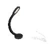 LAMPARA FLEXO SAKE TOUCH 2USB-A/C NEGRO 24V 4000K