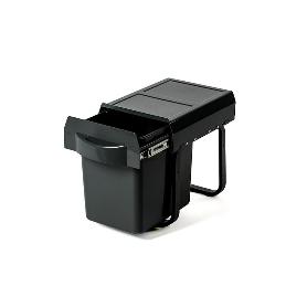 CUBO DE BASURA EXTRAÍBLE VIRTUS 1X16 LITROS - INSTALACIÓN EN MUEBLE DE 300 MM CON TAPA ANTIOLOR