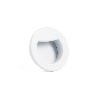 TIRADOR EMBUTIR ZMK MARIET Ø35 D45 RAL9006 ACABADO BLANCO MATE