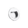 TIRADOR EMBUTIR ZMK MARIET Ø35 D45 RAL9006 ACABADO GRIS RAL