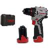 ATORNILLADOR COMPACT CROWN 2X12V-2AH USB CARGADOR USB SIN ESCOBILLAS MALETIN