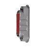 CERRADERO MINIMAL XT PUERTA MADERA CROMO SATINADO, NEGRO MATE, BLANCO MATE ACABADO CROMO CEPILLAD