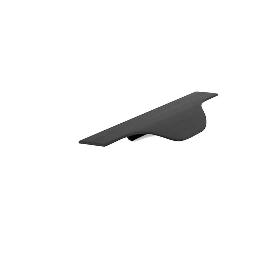 TIRADOR EMBUTIR MODELO VECTOR ALUMINIO SP19 NEGRO CEPILLADO LARGO 147