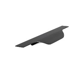 TIRADOR EMBUTIR MODELO VECTOR ALUMINIO SP19 NEGRO CEPILLADO LARGO 197