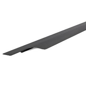 TIRADOR EMBUTIR MODELO VECTOR ALUMINIO SP19 NEGRO CEPILLADO LARGO 497