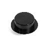 RODILLO FIJO ROLLEN SOFT D54-40 NEGRO  ARO D27MM. GOMA BLANDA (SOFT).