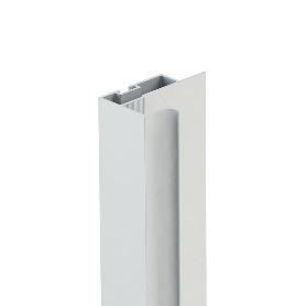 PERFIL TIRADOR KANDA SP10 BLANCO / PLATA MATE 2,60M ACABADO PLATA MATE