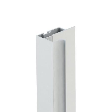 PERFIL TIRADOR KANDA SP10 BLANCO / PLATA MATE 2,60M ACABADO PLATA MATE