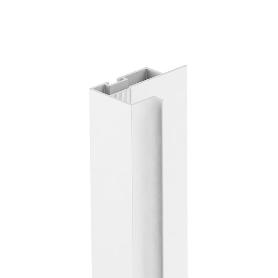 PERFIL TIRADOR KANDA SP10 BLANCO / PLATA MATE 2,60M ACABADO BLANCO MATE