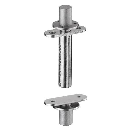 KIT PIVOTANTE OCULTO VAI-VEN JNF SATINADO PUERTA 35-50MM 65KG IN.05.208