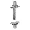 KIT PIVOTANTE OCULTO VAI-VEN JNF SATINADO PUERTA 35-50MM 65KG IN.05.208