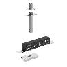 KIT PIVOTE HIDRAULICO JNF 60 PLUS PUERTA 35MM 60KG F2 C/RETENCION IN.05.211.HO.BH5.UP6